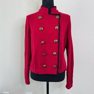 Ralph Lauren Red Blazer with Gold Buttons